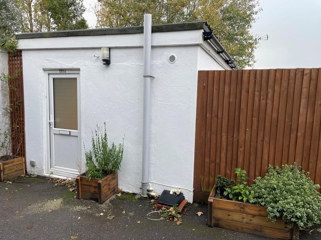 Lot: 145 - DETACHED BUNGALOW IN TOWN CENTRE - view from Lower Church Road